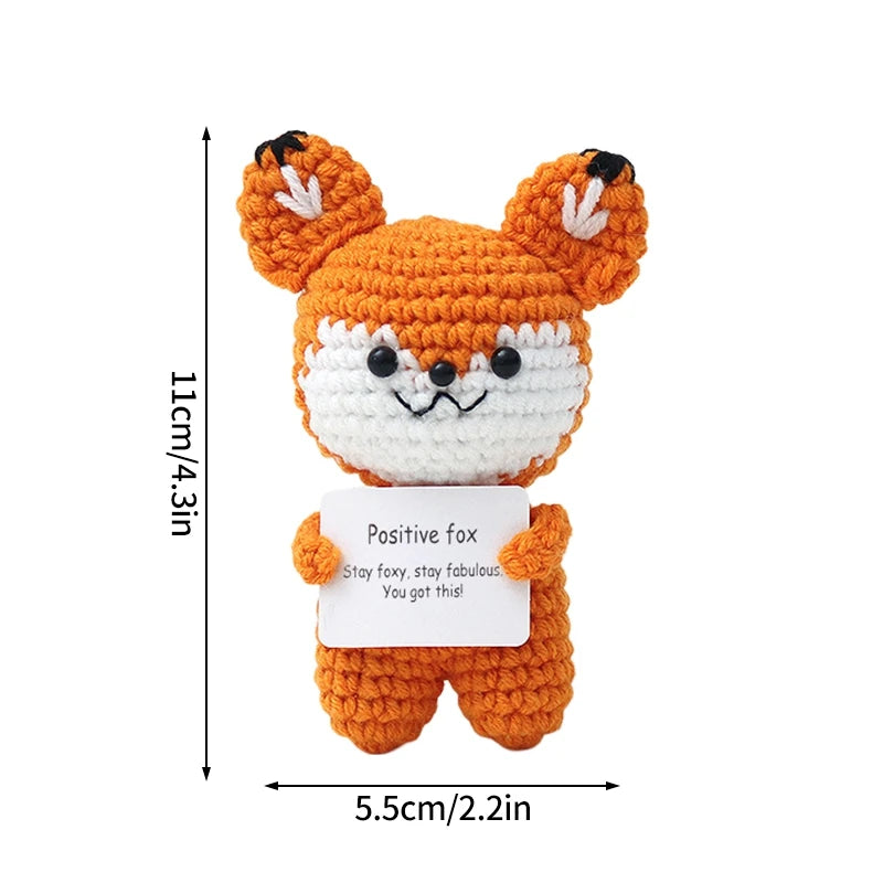 Crochet Positive Energy Doll Pocket Hug Mother's Day Gifts 2026 Handmade Knitted Ornament Handmade Crochet Doll Graduation Gifts Quick Pick Grocers