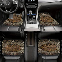 Car Floor Carpet Set of 4 Piece Persian Rug Design Auto Interior Floor Mats Durable Front & Rear Carpets for Car Truck S Quick Pick Grocers