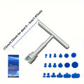 Car Dent Repair Puller, Car Repair Tools Kit With 18pcs Plastic Glue Tabs plastiT-Handle Dent Remover Universal For Car Accessor Quick Pick Grocers
