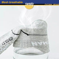 10 Pairs High Quality Socks Men's Summer Man Short Socks Breathable Ankle Socks Cotton Sports Socks Black Thin Cut Run Men Socks Quick Pick Grocers