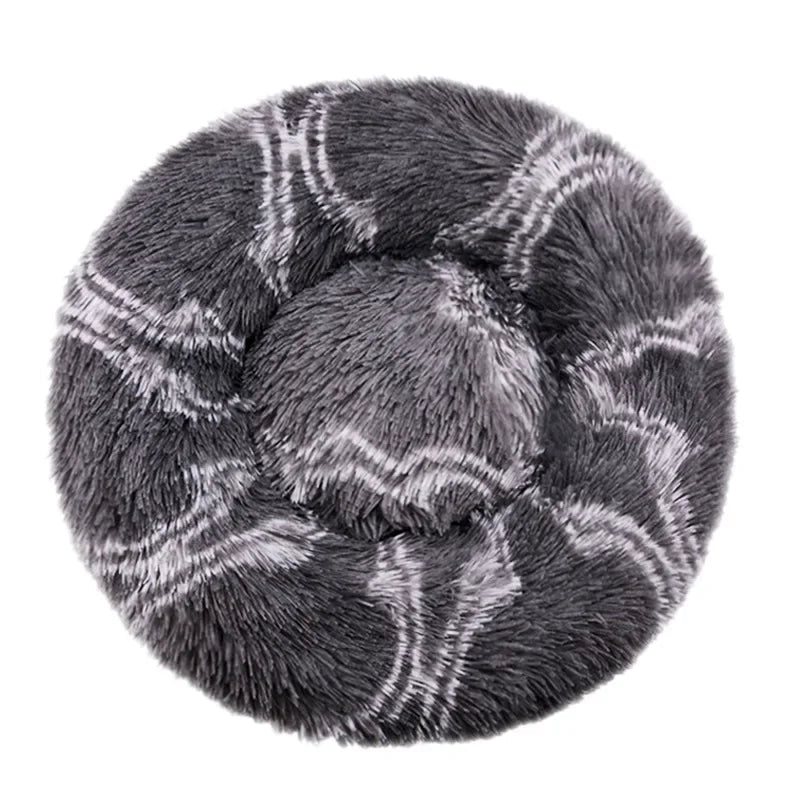 40-90cm 6 Sizes Round Pet Bed for Large Dog Bed Super Soft Cat Bed Plush Dog House for Medium Dog House Winter Warm Sleeping Quick Pick Grocers