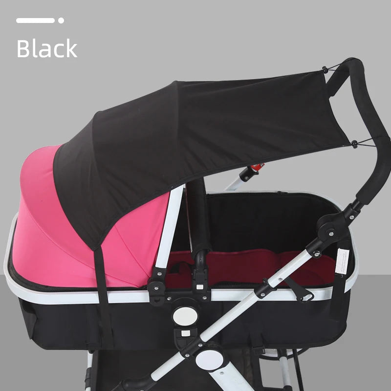 Universal Baby Stroller Accessories Sun Shade UV Protection Sunshade Carriage Canopy Cover for Prams Infants Car Seat Sun Visor Purest Peak