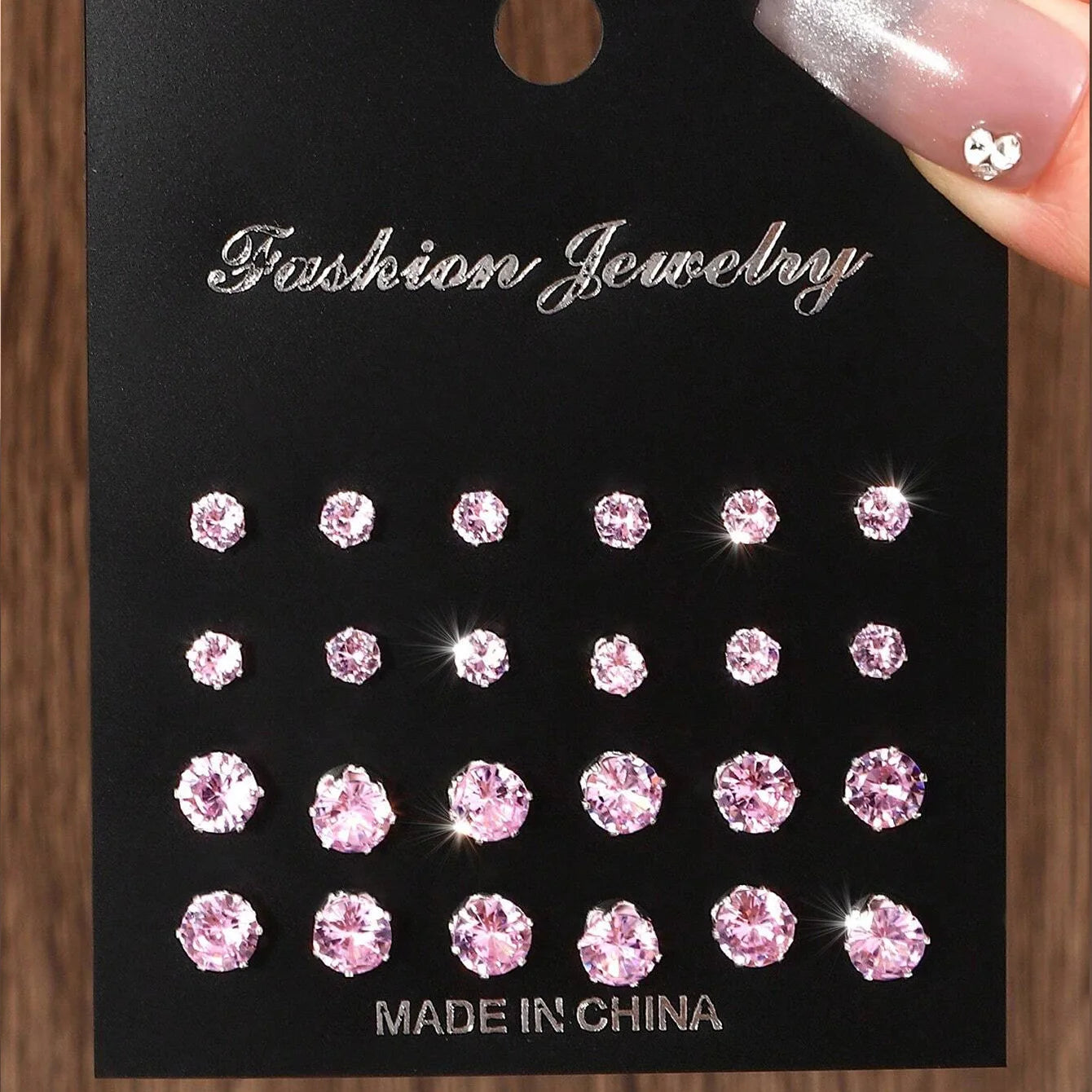 12 Pairs Of Luxurious, Simple, Shiny, And Caring Zirconia Decorative Earrings Are Suitable For Gifts To Parties,And Couples Quick Pick Grocers