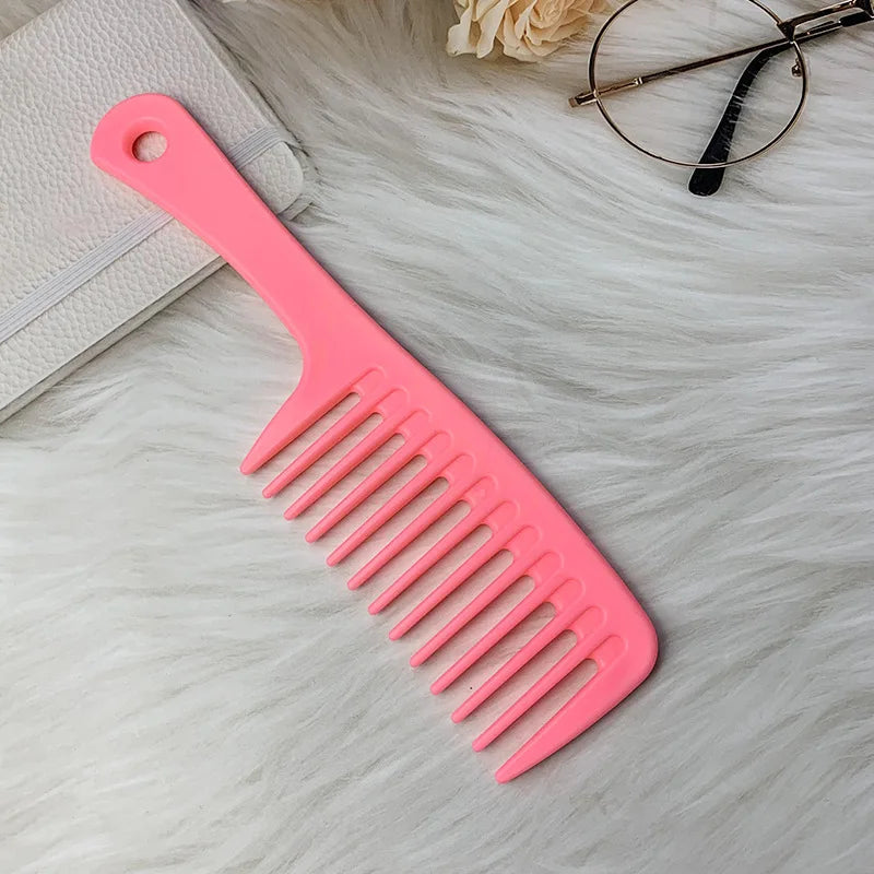 Hairdress Comb Heat Resistant Woman Wet Hook Curly Hair Brushes Pro Salon Dyeing Styling Tools Coarse Wide Spikes Tooth Quick Pick Grocers