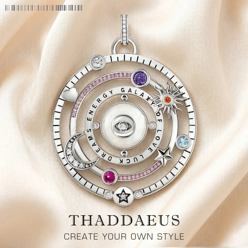 Pendant Cosmic Design Talismans Amulet Brand New Fine Jewelry 925 Sterling Silver Accessories Vintage Lucky Gift For Woman Men Quick Pick Grocers