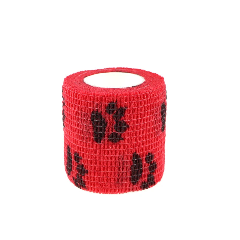 24 Rolls Elastic Bandage Self Adhesive Bandage Wrap Cohesive Tape Vet Wrap for Dog Cat Horse Pet Animals Ankle Sprains Quick Pick Grocers