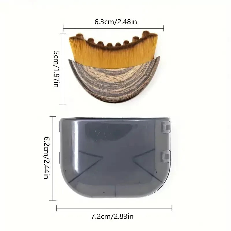 Lymphatic Contour Face Brush Dry Brushing Face Brush Lymphatic Drainage Massager for Face Chin Jawline Sculpting The Skin Quick Pick Grocers