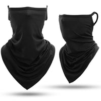 Skull Print Quick-drying Bandana Summer Scarf Breathable Half Face Cover Reusable Neck Gaiter Mask Sport Cycling Hiking Fishing Quick Pick Grocers