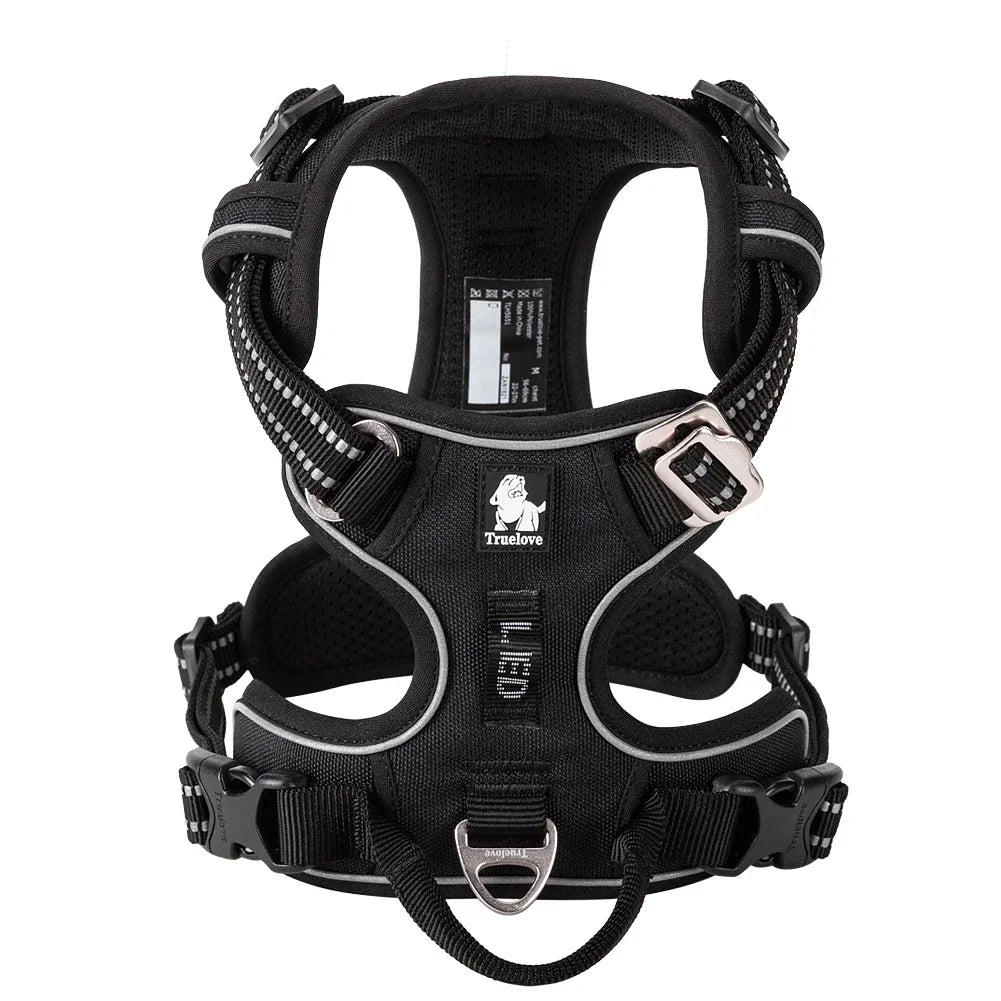 TRUE LOVE Pet Harness No Pull Nylon Reflective Dog Harness Adjustable Comfortable Control Step-in Brilliant Truelove TLH5654 Quick Pick Grocers