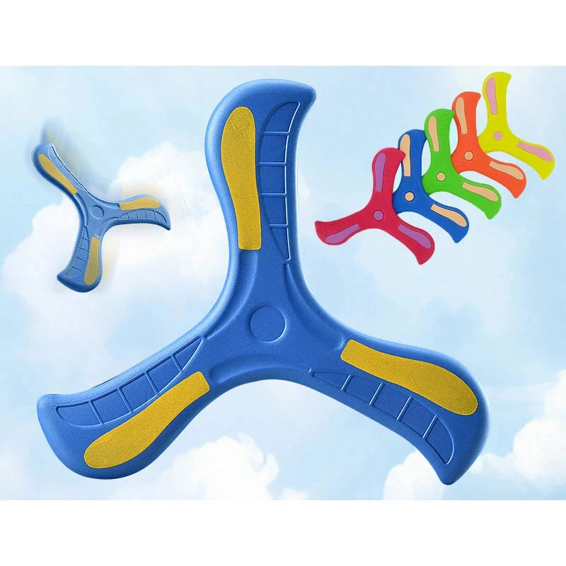 Soft Three-Leaf Boomerang Toy for Kids & Adults – Safe Outdoor Flying Game Econic Blanks