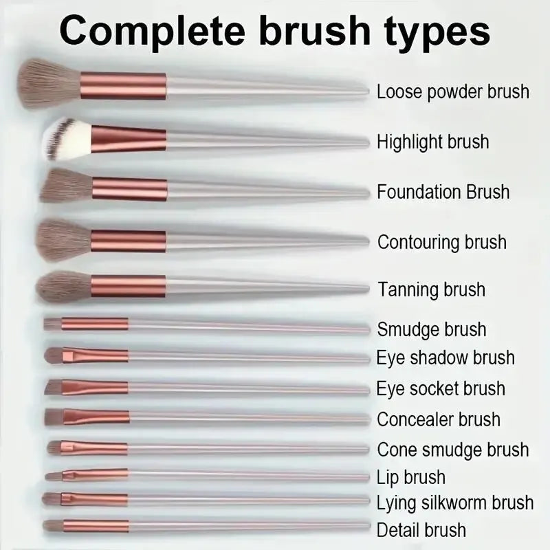 Makeup Brush Set Soft Fluffy Professiona Cosmetic Foundation Powder Eyeshadow Kabuki Blending Make Up Brush Beauty Tool Makeup Econic Blanks