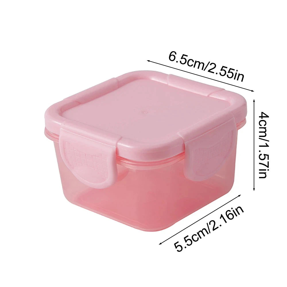 4PCS Candy-Colored Mini Sealed Storage Box For Storing Hamster Snacks And Separating Condiments - Portable Econic Blanks