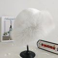 Furry Hats For Women, Autumn Winter Korean Style Warm Hats, Solid Color Flattering Mongolian Hats, Thickened Winter Outfits Purest Peak