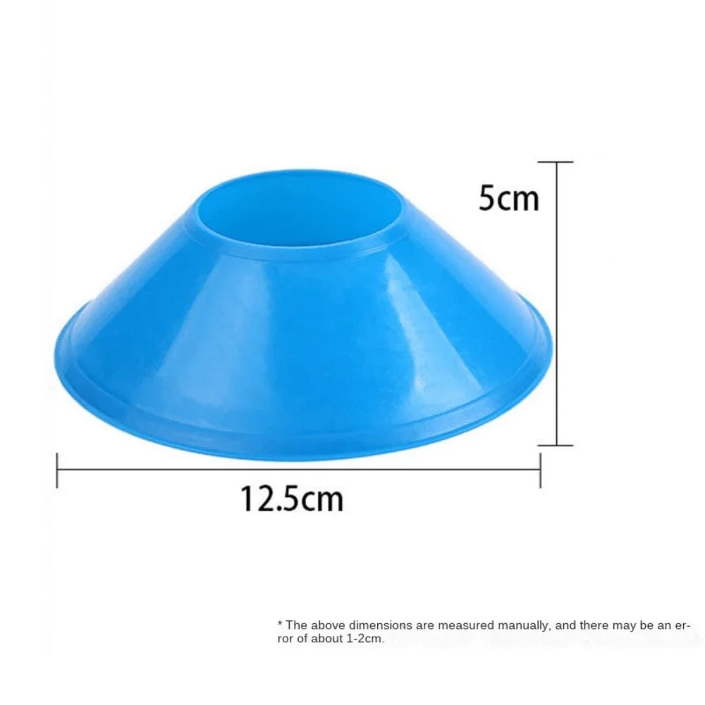 10/20/30pcs soccer Training Sign Dish Pressure Resistant Cones Marker Discs Bucket Outdoor Basketball Football Training Sports Quick Pick Grocers