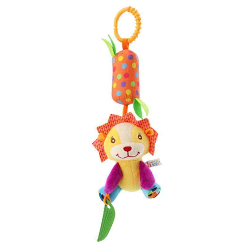 Newborn Baby Plush Stroller Toys Baby Rattles Mobiles Cartoon Animal Hanging Bell Educational Baby Toys 0-12 Months Speelgoed Purest Peak