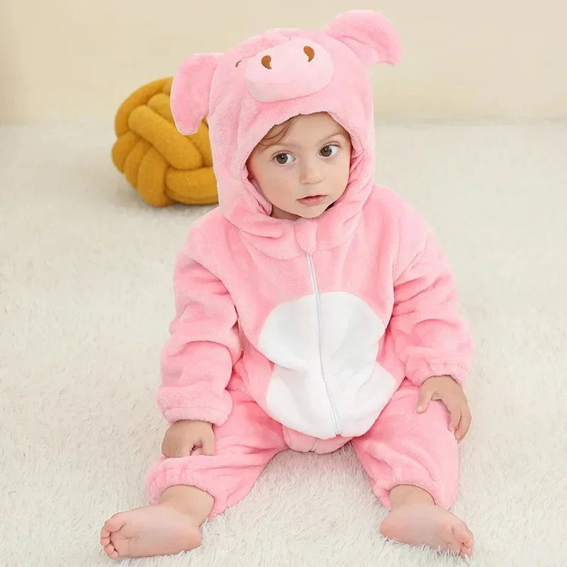0 1 2 3 4 Years Kigurumi Pajamas for Toddler Baby Clothes Children Outfits Infant Dinosaur Unicorn Cat Robbit Cosplay Costumes Econic Blanks