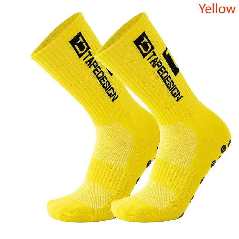 TAPEDESIGN New Anti Slip Football Socks  Soccer Sport Cycling Sport Socks For Kids and Adult Quick Pick Grocers