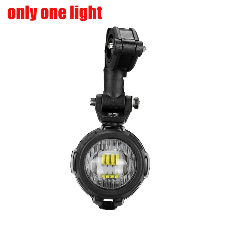 E9 Motorcycle LED Auxiliary Headlight Flipable Fog Light Protector For BMW R1200GS LC R1250GS Adventure R1250RT R1200RT R1250RS Quick Pick Grocers