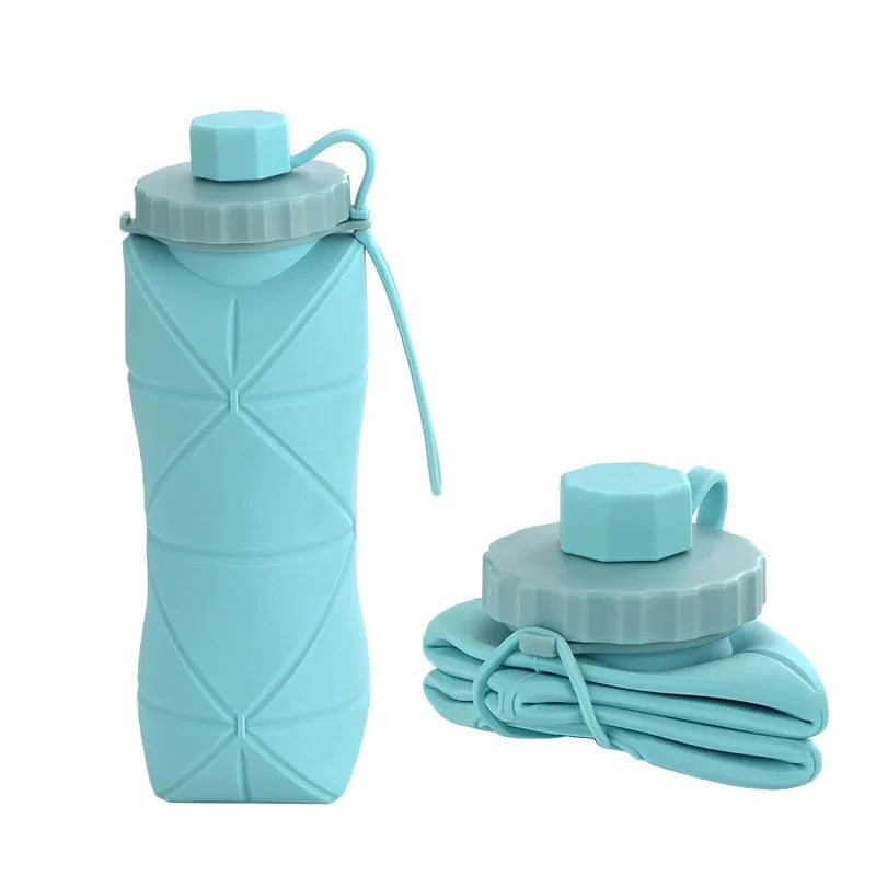 New Creative Silicone Folding Water Cup Outdoor Portable and Scalable Water Cup Sports Water Bottle Travel Water Cup Handy Cup Econic Blanks