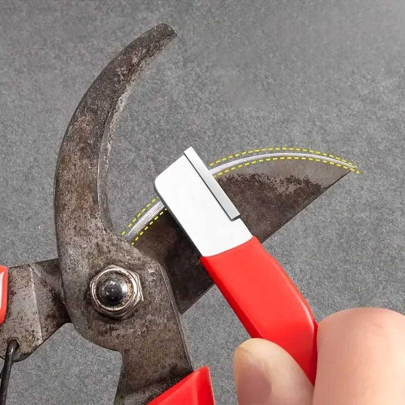 “Precision Edge” Professional Kitchen Knife Sharpener - Tungsten and Diamond Ceramic Whetstone for All Blades, Including Garden Scissors Quick Pick Grocers