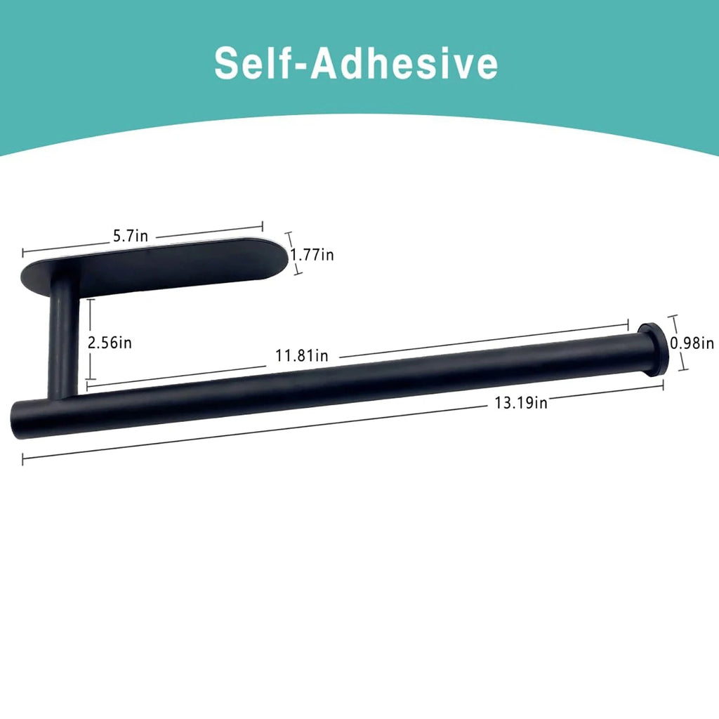 Kitchen Paper Towel Holder Adhesive Tissue Hanger Toilet Roll Paper Dispenser Cabinet Storage Napkin Rack Bathroom Accessories Econic Blanks