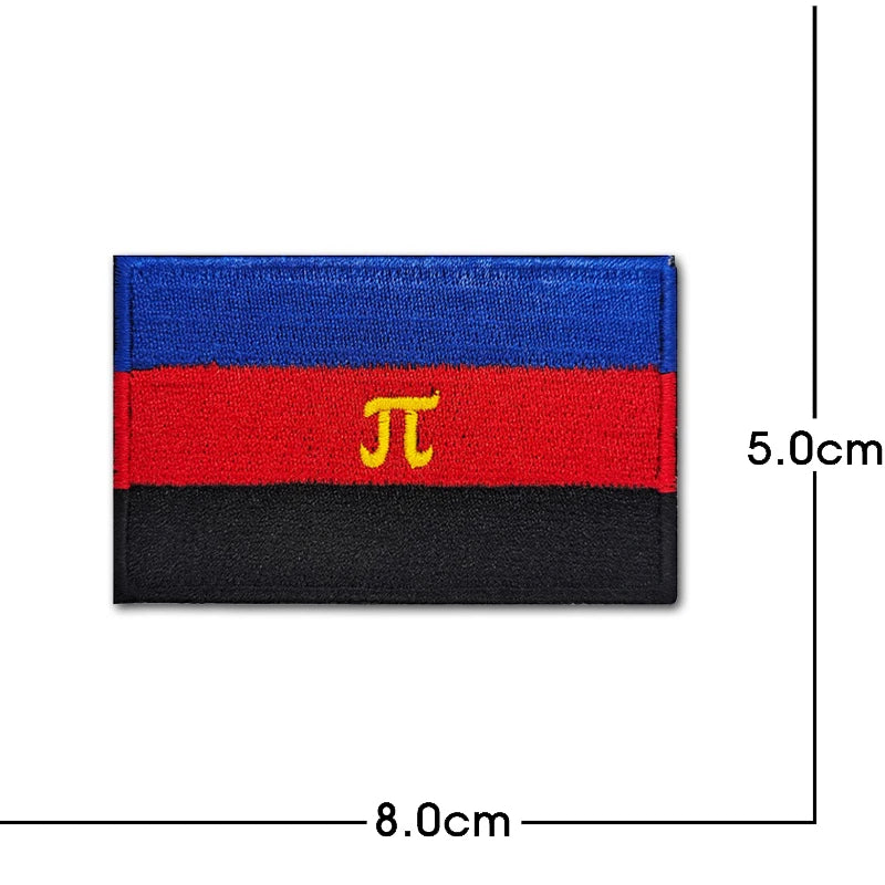 Rainbow Flag Embroidered Patch Pride Gay LGBT Tactical Applique for Clothes Hat Military Emblem with Hook and Loop Quick Pick Grocers
