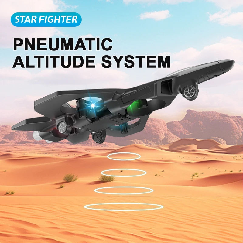 Glider Flying Helicopter RC Hobby Jet Plane 2.4G Stunt Remote Control Foam Fighter Airplane Toy With Light Econic Blanks