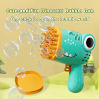 40 Hole Dinosaur Bubble Handheld Bubble Machine, Electric Bubble Gun Outdoor Wedding Party Toy(without Bubble Water) Quick Pick Grocers