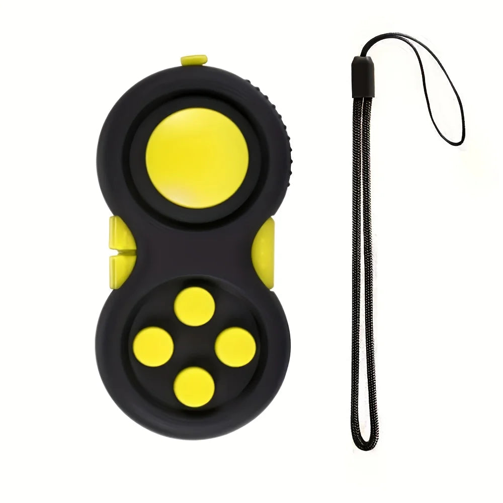 Fidget Pad with 8 Fidget Functions, Fidget Controller Stress Reducer, Fidget Toy Cube Relieves Stress and Anxiety Toys Quick Pick Grocers