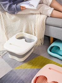 Foldable Footbath Massage Bucket Soaking Bucket Folding Basin Spa Foot Bath Bucket Household Sauna Bathtub Pedicure Bath Bathtub Quick Pick Grocers