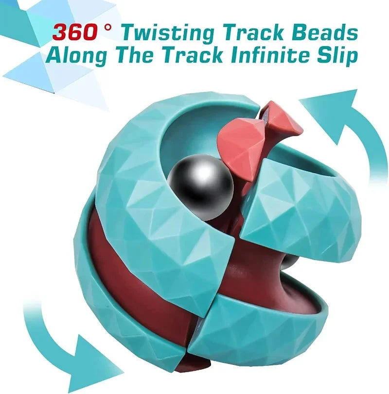 Decompression Toy Children Orbit Ball Cube Anti Stress Sensory Toys Fidget Toys for Kids Spinner Gifts for Kids Focus training Econic Blanks