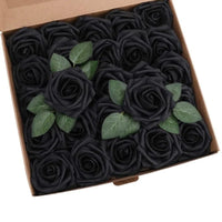 10~100pcs Rose Artificial Flowers Foam Fake Roses Wedding Bouquets Centerpieces Mothers Day Valentines Gifts Party Decoration Quick Pick Grocers