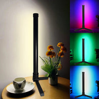 RGB LED Floor Lamp, LED Corner Lamp Works Smart Modern Floor Lamp with Music Sync and 16 Million DIY Colors Floor Lamp Quick Pick Grocers