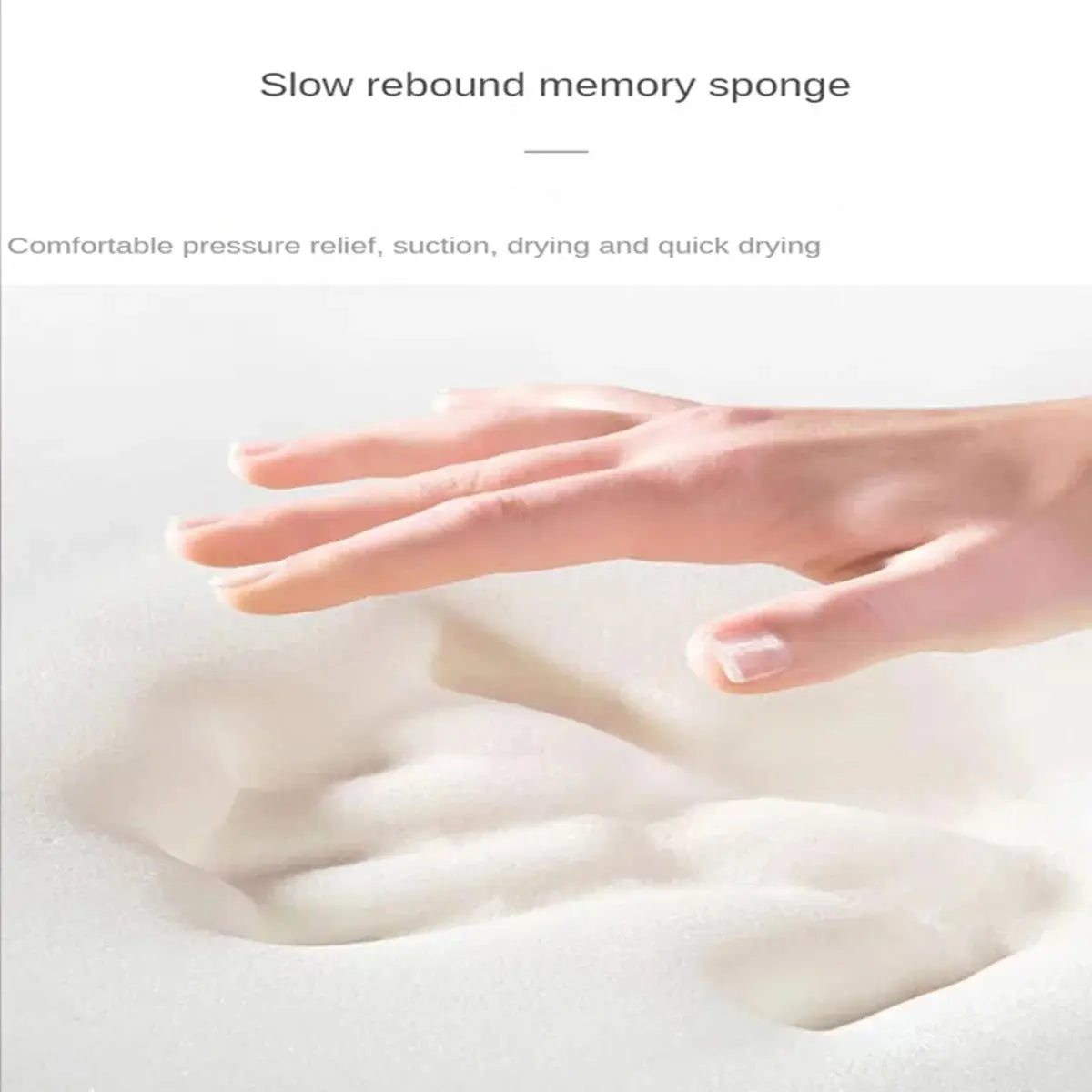 Thickened solid color absorbent carpet flannel bathroom floor mat bathroom entrance non-slip door mat Quick Pick Grocers