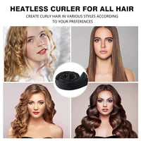 Heatless Curling Rod Headband No Heat Hair Curlers Ribbon Lazy Hair Rollers Silk Curls Sleeping Soft Headband Hair Styling Tools Quick Pick Grocers
