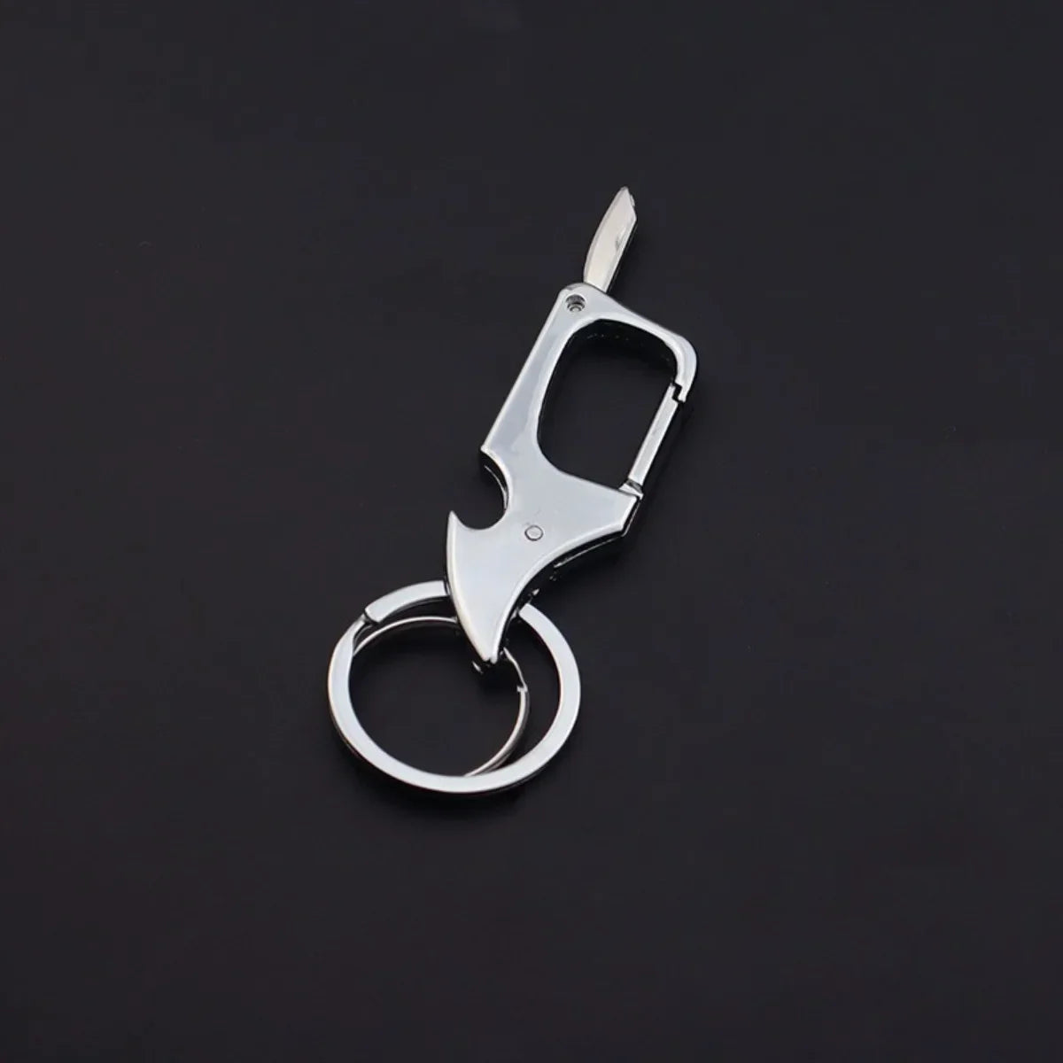 Men's Multifunctional Keychain Bottle Opener Anti-Lost Car Key Ring Creative Waist Hanging Design Econic Blanks
