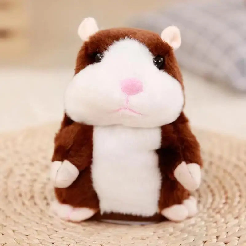 Learn To Imitate Talking Little Hamster Animal Plush Funny Toy Talking Nod Hamster Doll Soothing Crying Baby Toy Kids Gift Quick Pick Grocers