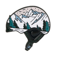 Sports Snow Mountain Pattern Ski Theme Enamel Brooches Skateboard Gloves Helmet Goggles Shaped Pins Winter Badge Jewelry Quick Pick Grocers