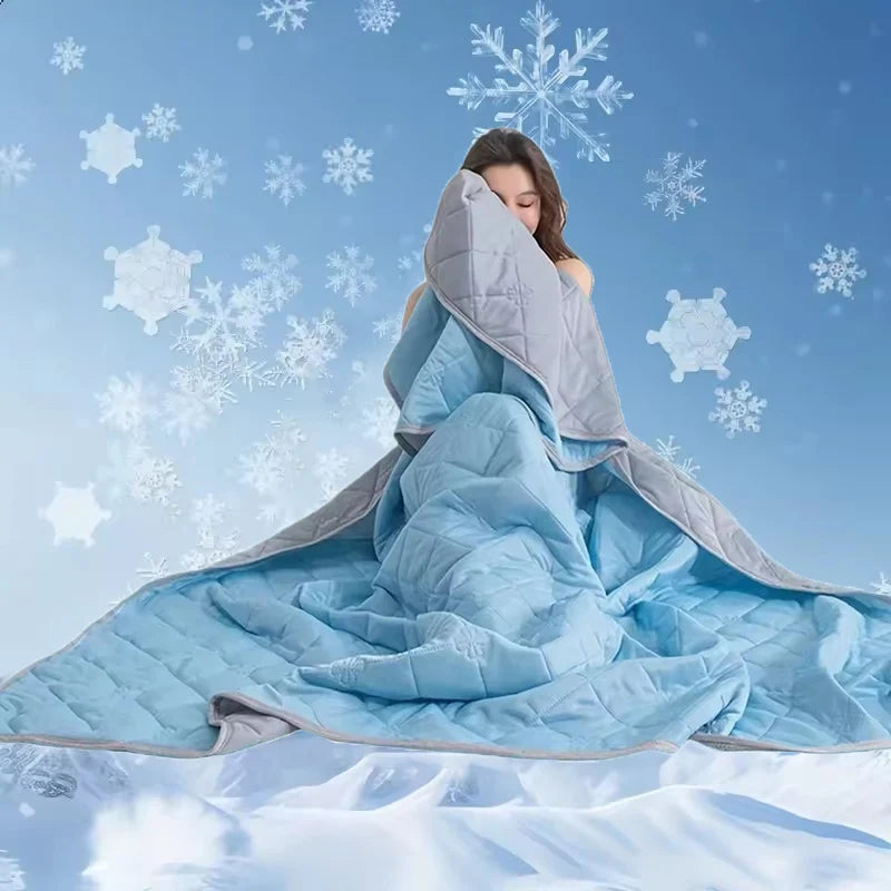 Grade A Cooling Summer Blanket for Bed Soft Breathable King Summer Quilt Queen Air Condition Comforter Lightweight Cool Duvet Quick Pick Grocers