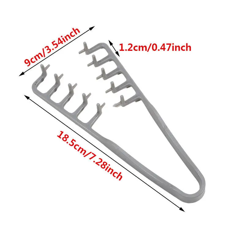 Easy To Clean Hairstyling Fluffy Roots Combs Lightweight Hair Care Tool Curly Volumizer Hairline Comb Portable Quick Pick Grocers