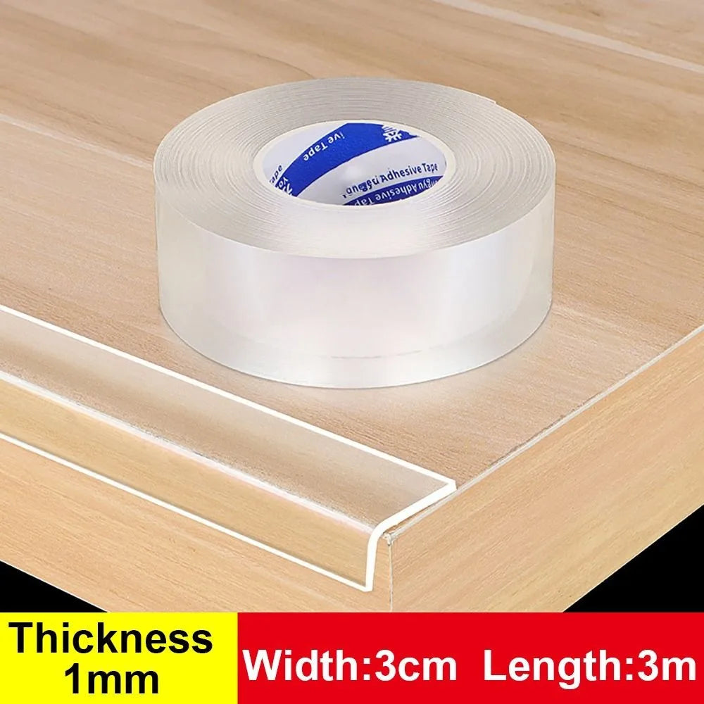 Table Edge Guard Tape Furniture Corner Bumper Self Adhesive Collision Proof Protective Strip Thickened Transparent Soft Tape Quick Pick Grocers