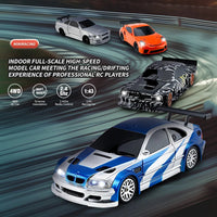 Upgraded Gyro 1/43 RC Drifting Car Racing RTR 4WD High Speed Radio Control Model 2.4G Drift Race Vehicle Mini Gifts Econic Blanks