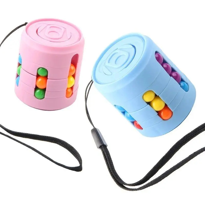 Multiple Functions Fidget Spinner Magic Colorful Beans Finger Spinning Relieves Stress Decompression Tool For Children And Adult Quick Pick Grocers