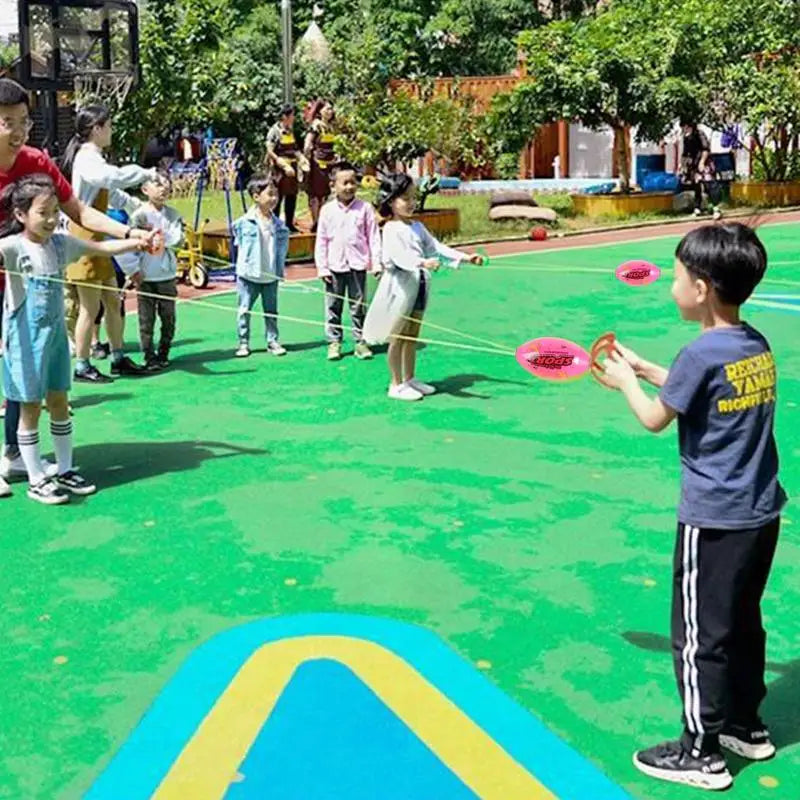 Hand pulled ball pulling force through elasticity fast shuttle ball training arm strength exercise outdoor games children's toys Quick Pick Grocers
