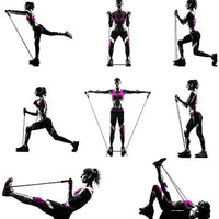 Resistance Bands With Handles, Exercise Bands, Workout Bands With Handles For Men Women, Strength Training Equipment At Home Quick Pick Grocers
