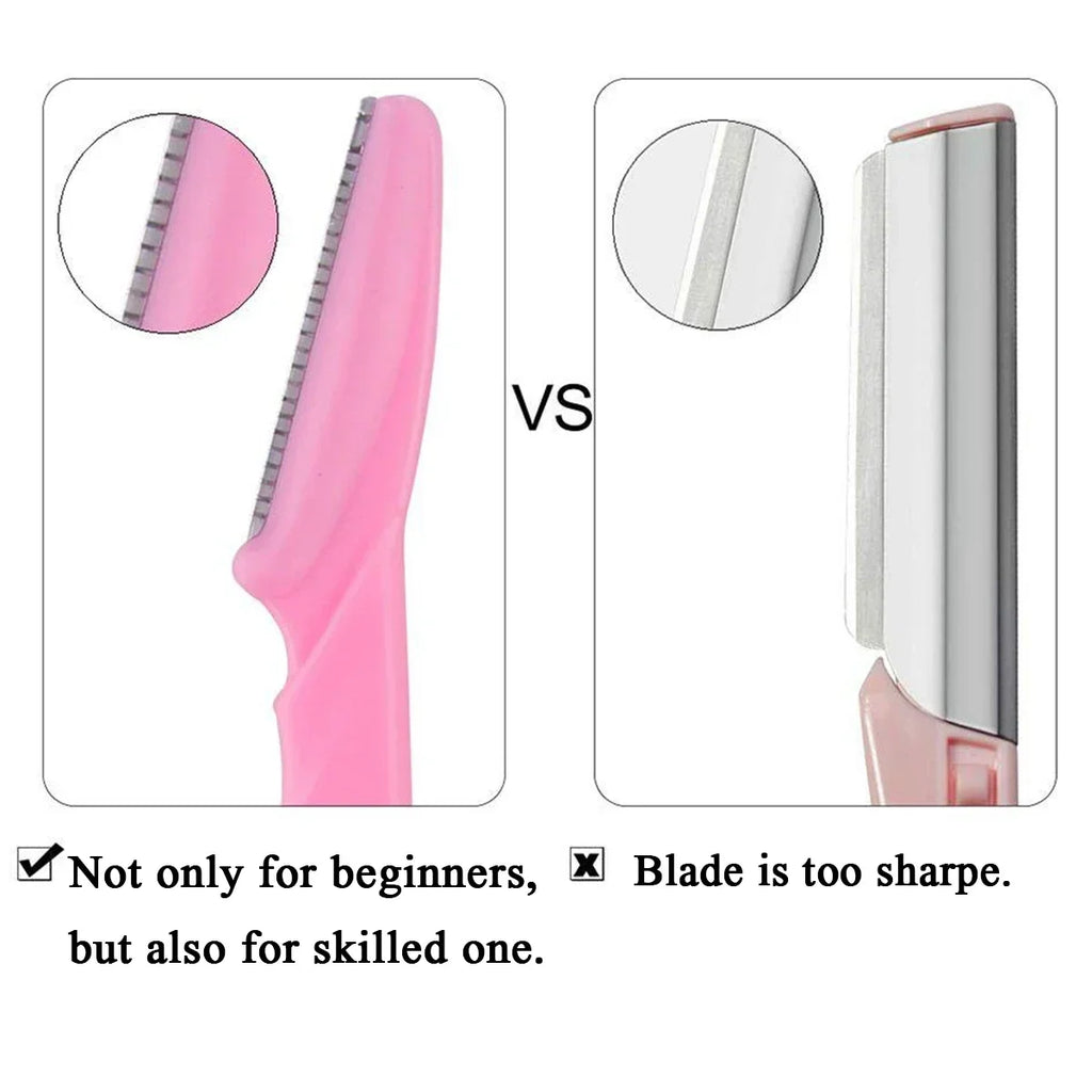 10/30/40Pcs Eyebrow Razor Facial Razor for Women Multipurpose Exfoliating Dermaplaning Tools with Precision Cover Safety Beauty Quick Pick Grocers