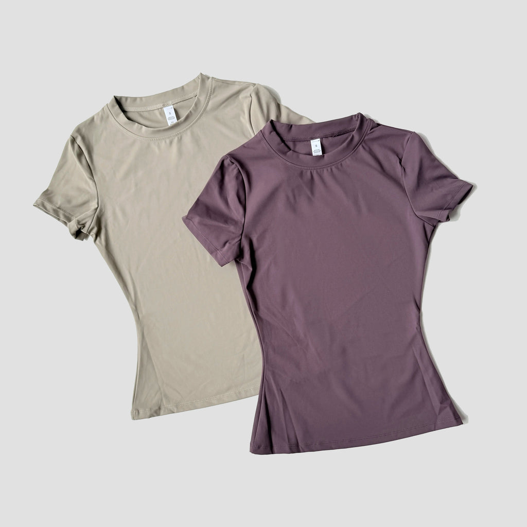 Women Yoga Top Seamless Sport T Shirts Fitness Clothes Short Sleeve Yoga Shirt Gym Top Running  Active Wear Quick Pick Grocers