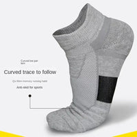 3 Pairs Breathable Mesh Athletic Terry Socks Cushioned Moisture-managing and Durable Reduces Foot for Running Hiking & Sports Quick Pick Grocers