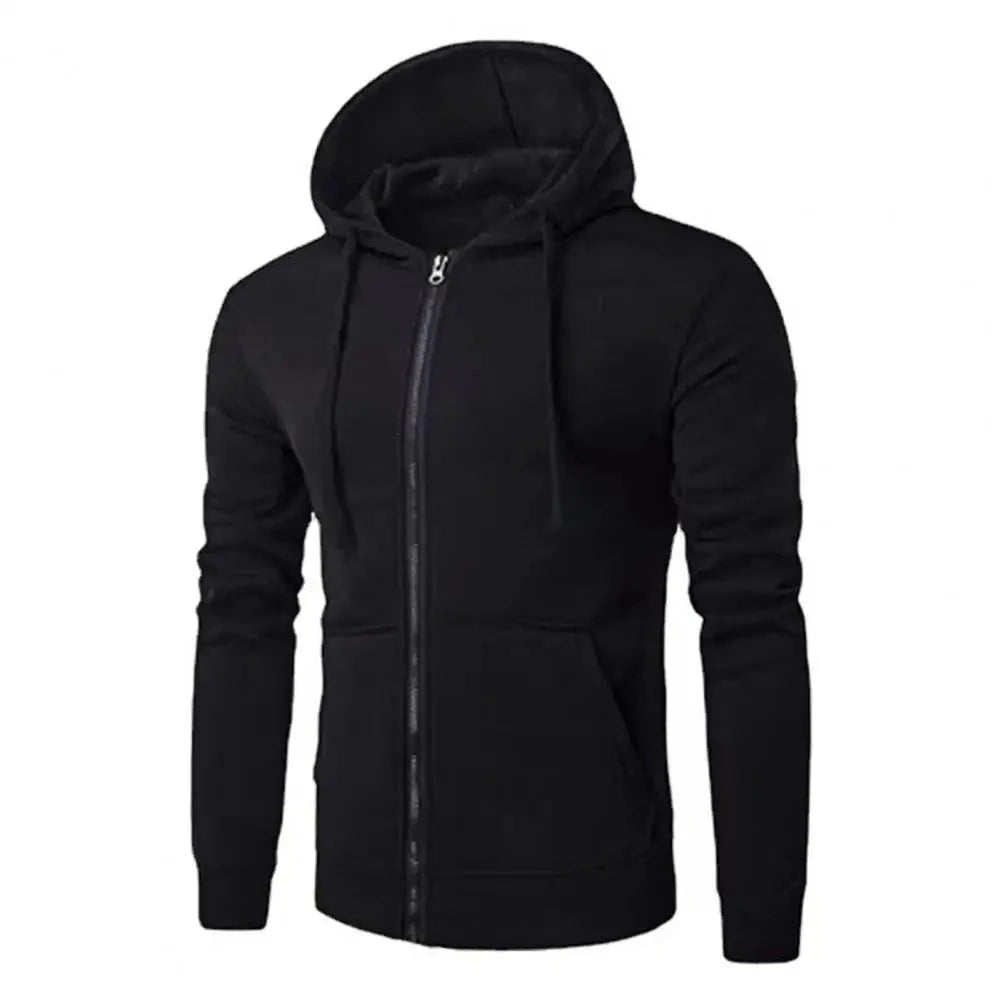 Autumn Men Sweatshirts Long Sleeve Jacket Hoodie Zipper Closure Jacket Male Hoodies Sweatshirt Slim Fit Male Clothing Econic Blanks