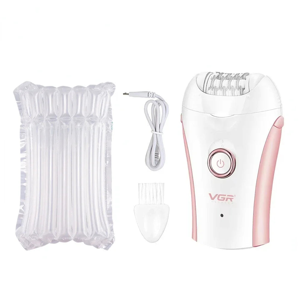 VGR Hair Remover Professional Epilator Electric Leg Body Rechargeable Underarms Portable Two Speeds Epilator for Women V-705 Quick Pick Grocers